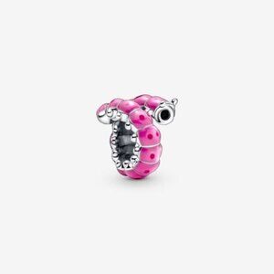 Cute Curled Caterpillar Charm